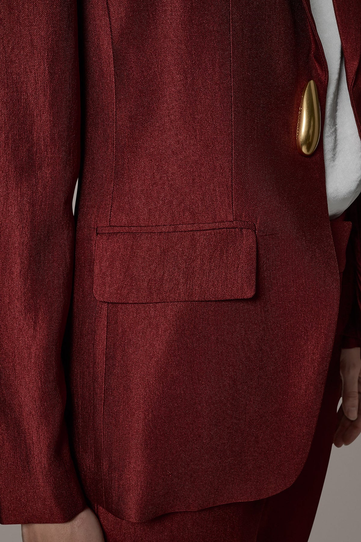 Donna Karan ONE-BUTTON JACKET