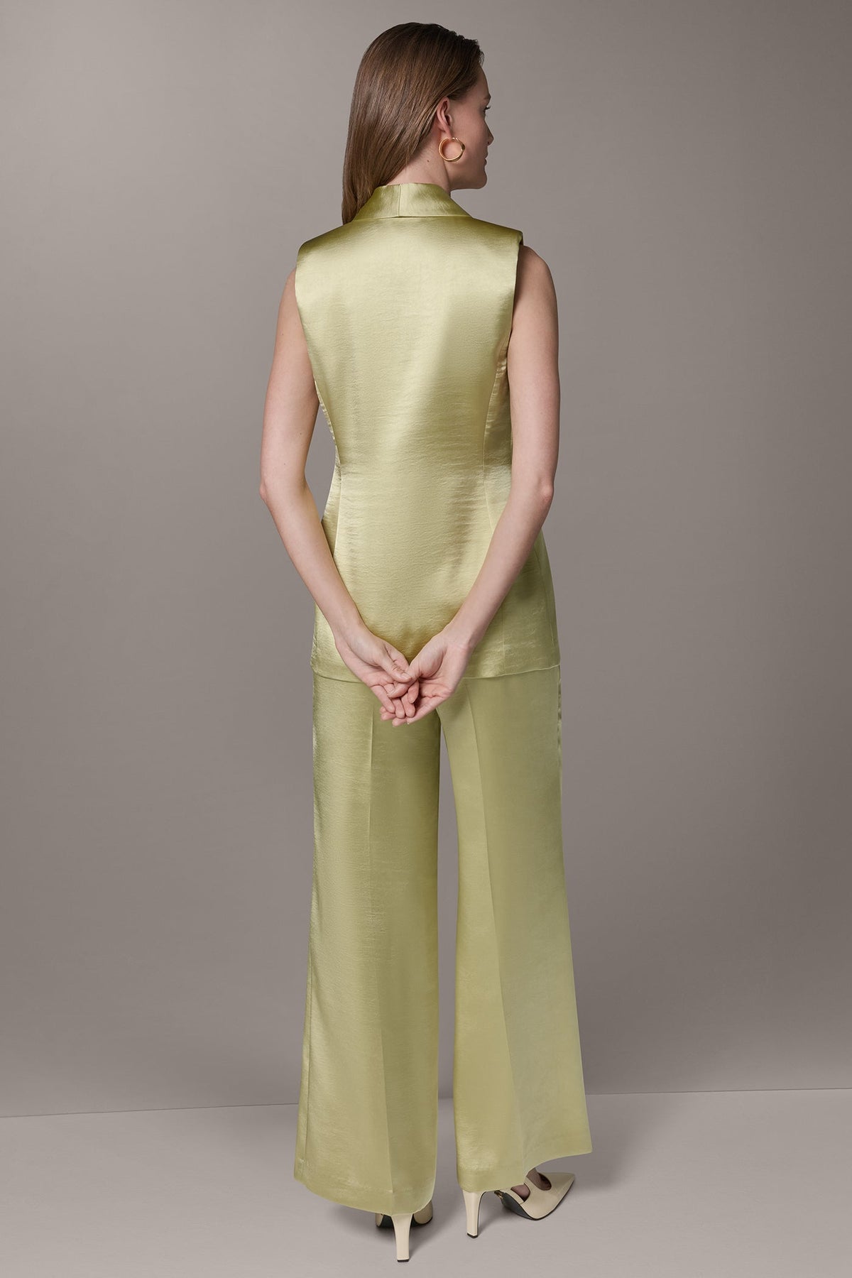 Donna Karan ONE BUTTON SUIT VEST