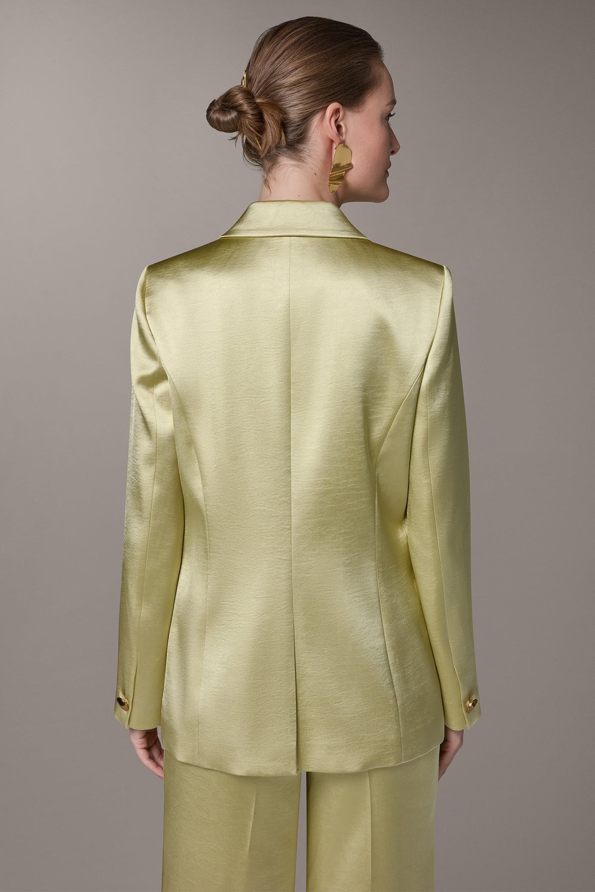 Donna Karan ONE BUTTON SUIT BLAZER