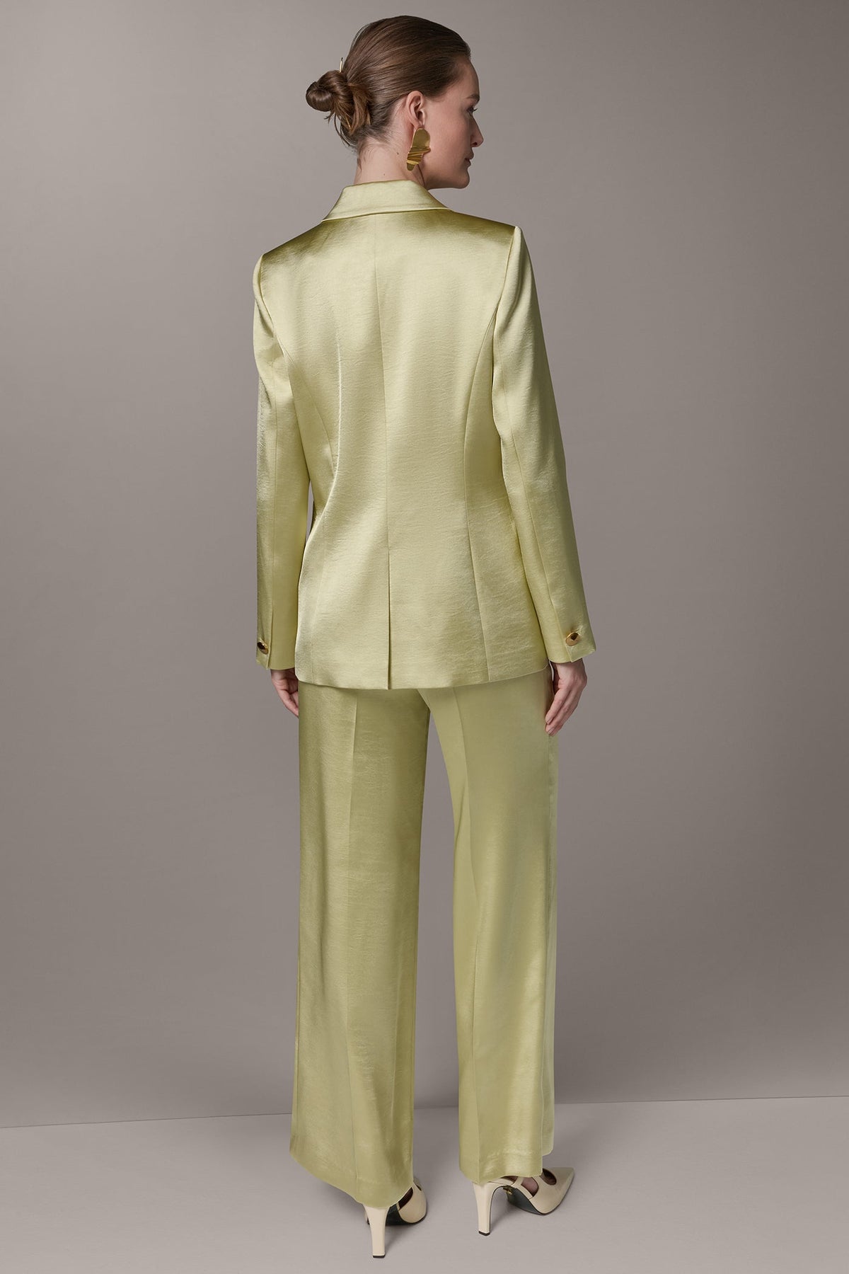 Donna Karan ONE BUTTON SUIT BLAZER