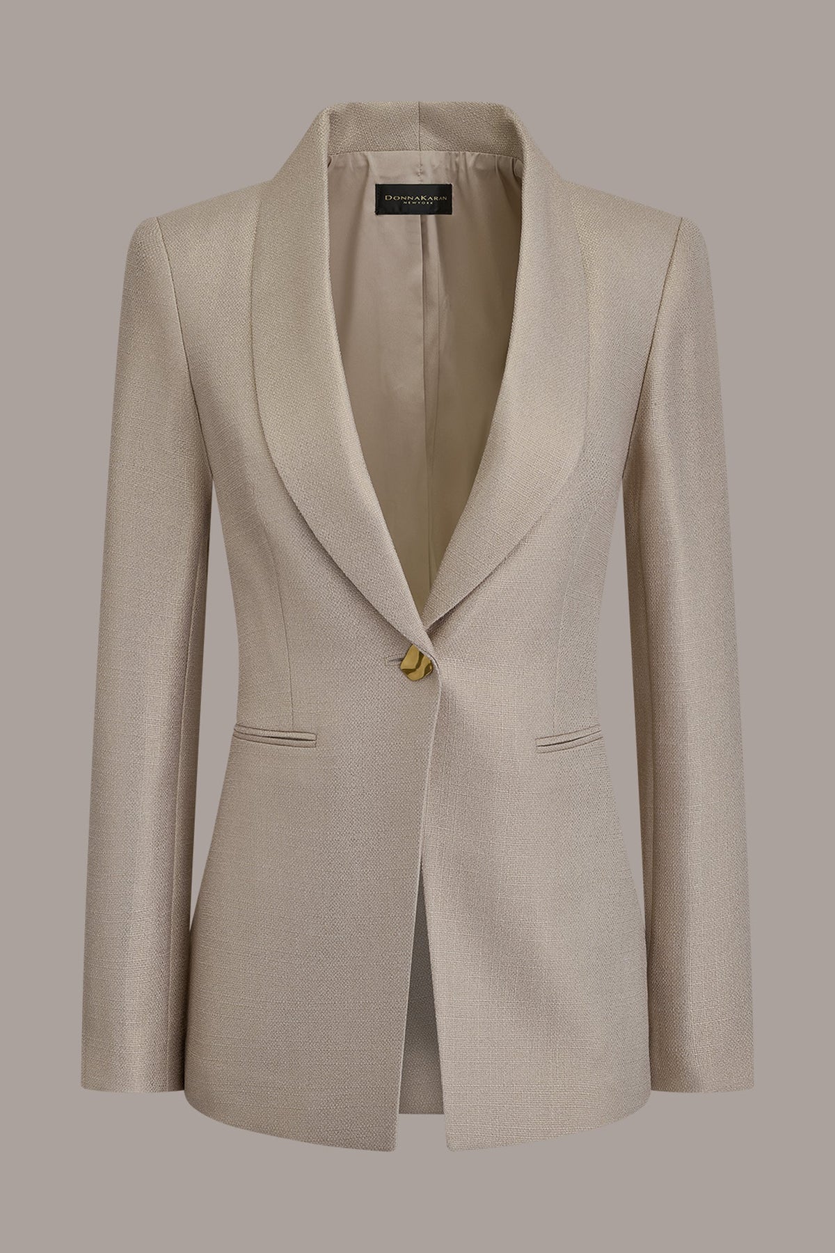 Donna Karan METALLIC SUIT BLAZER