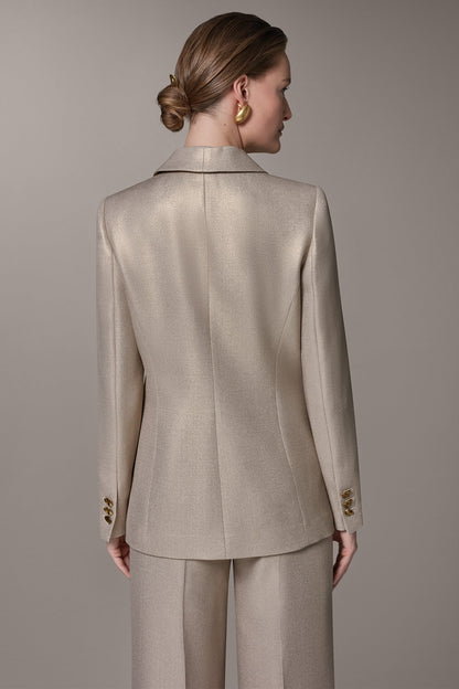 Donna Karan METALLIC SUIT BLAZER
