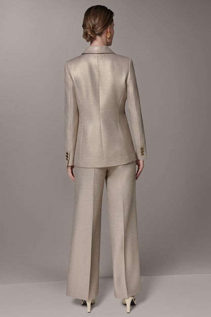 Donna Karan METALLIC SUIT BLAZER