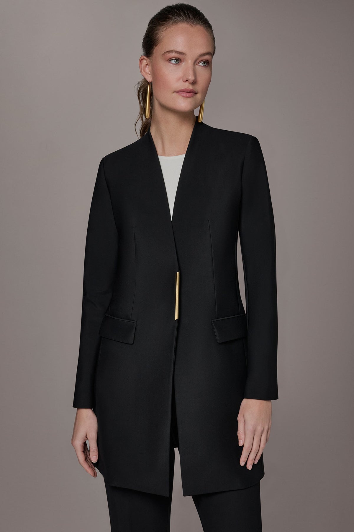 Donna Karan COLLARLESS TOPPER