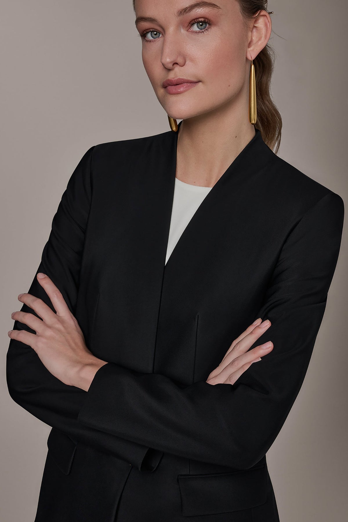 Donna Karan COLLARLESS TOPPER