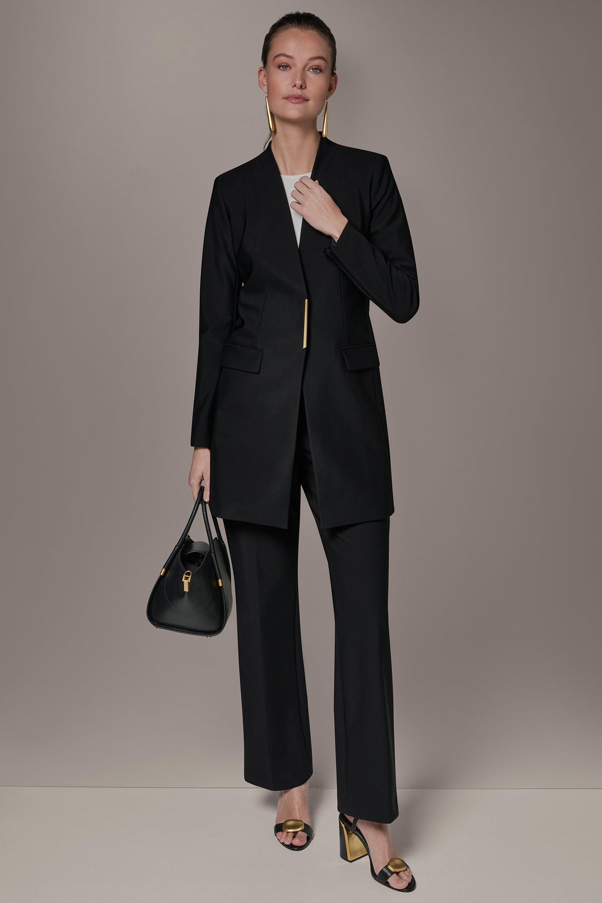 Donna Karan COLLARLESS TOPPER