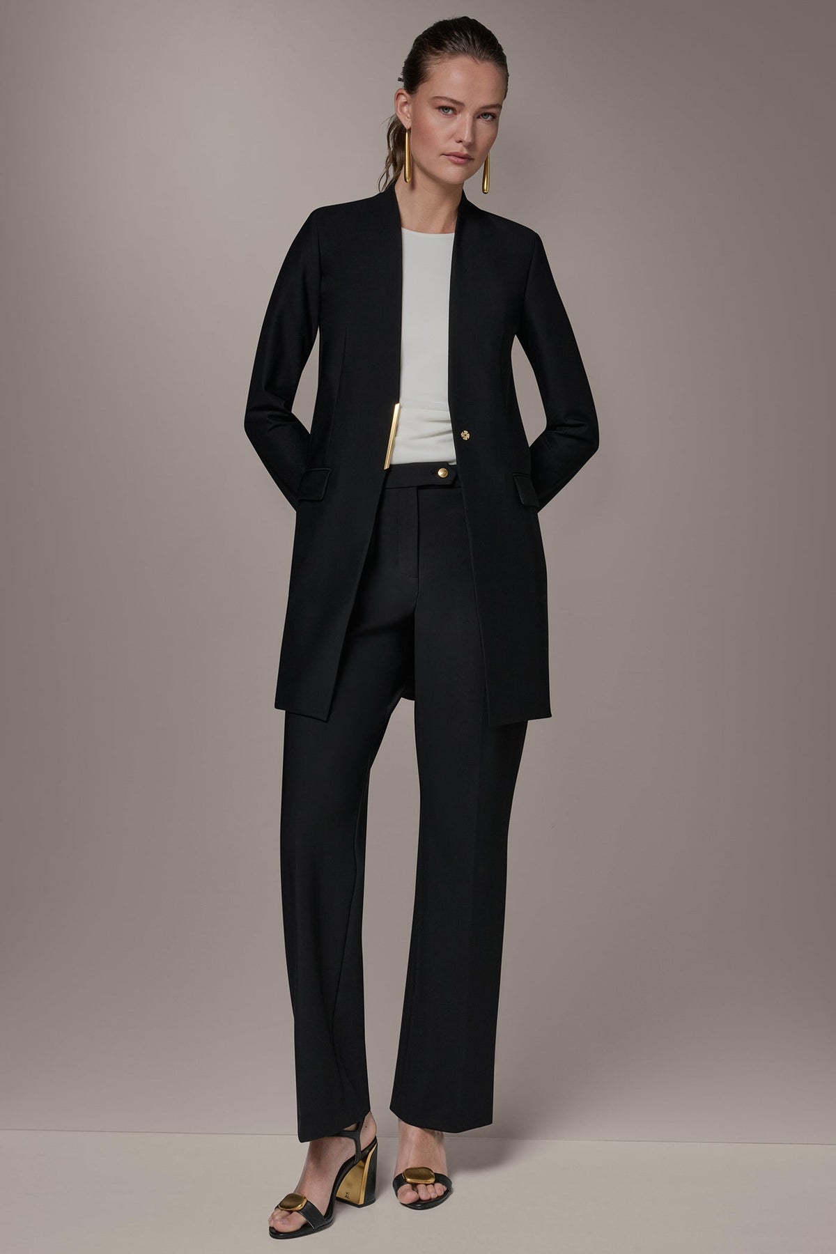 Donna Karan COLLARLESS TOPPER