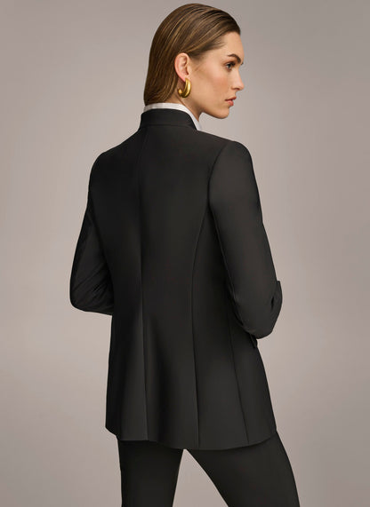 Donna Karan JACKET WITH BUTTON DETAILS ON SLEEVE