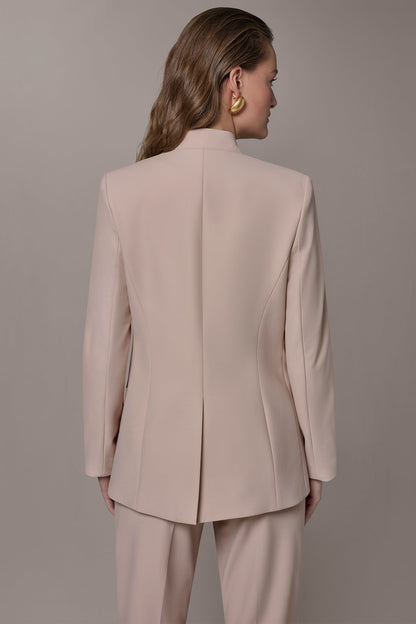 Donna Karan BUTTON SLEEVE SUIT BLAZER