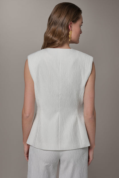 Donna Karan EXTENDED SHOULDER VEST