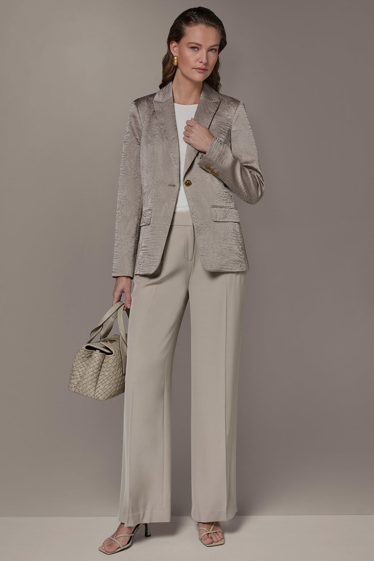 Donna Karan ONE BUTTON BLAZER