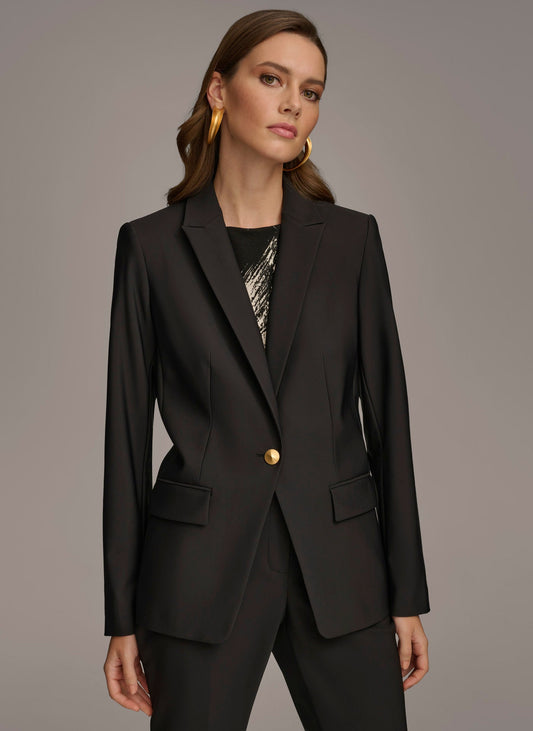 Donna Karan ONE BUTTON JACKET