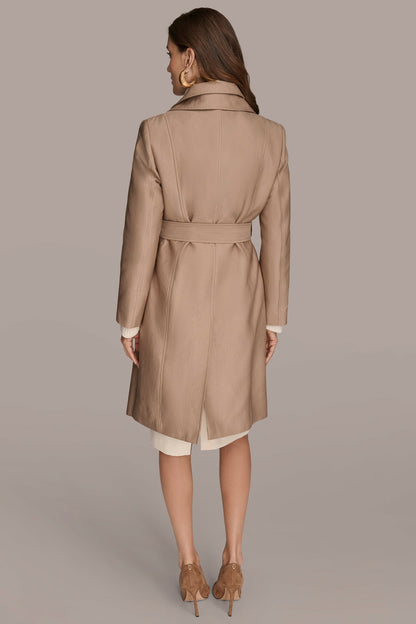 Donna Karan DOUBLE COLLAR TRENCH