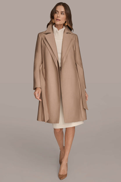 Donna Karan DOUBLE COLLAR TRENCH