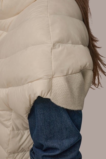 Donna Karan CAP SLEEVE PUFFER VEST
