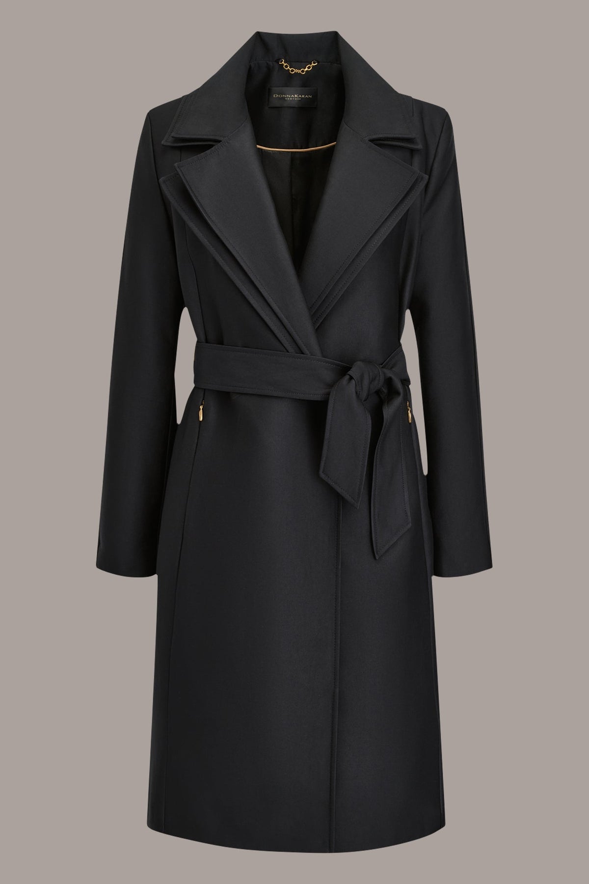 Donna Karan DOUBLE COLLAR TRENCH
