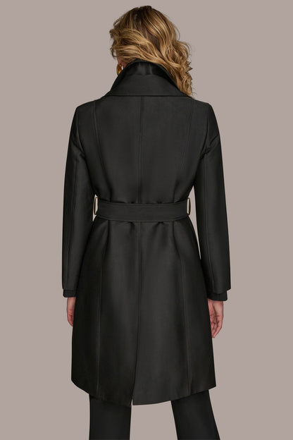 Donna Karan DOUBLE COLLAR TRENCH