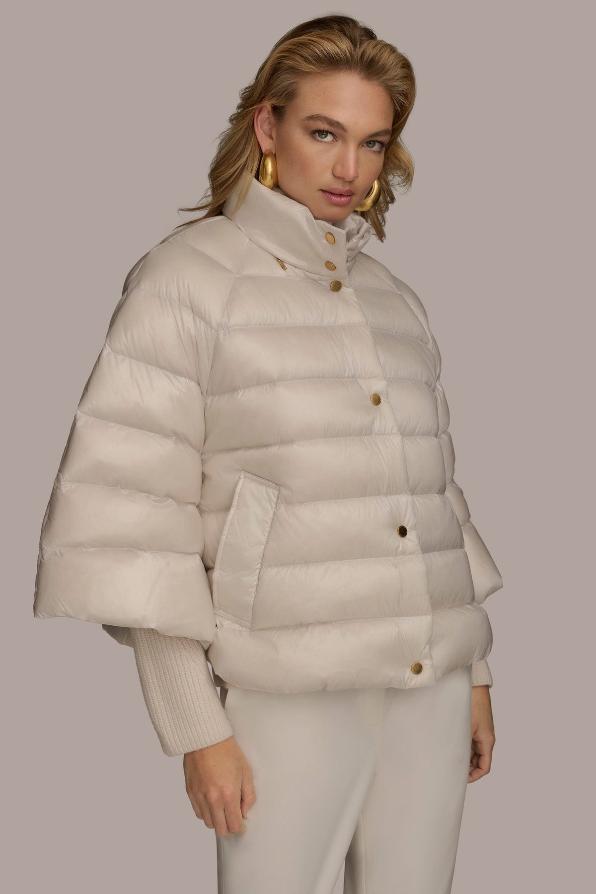 Donna Karan PUFFER CAPE