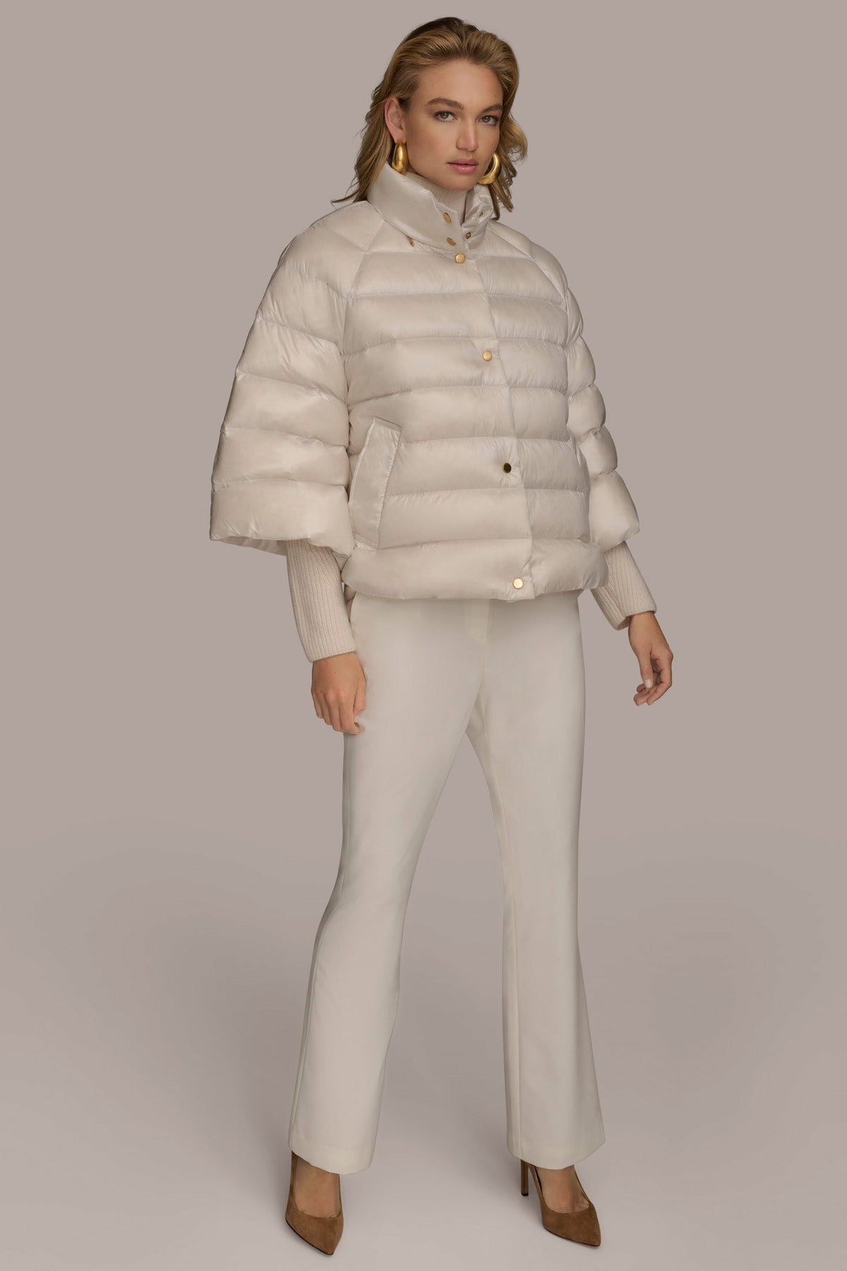 Donna Karan PUFFER CAPE