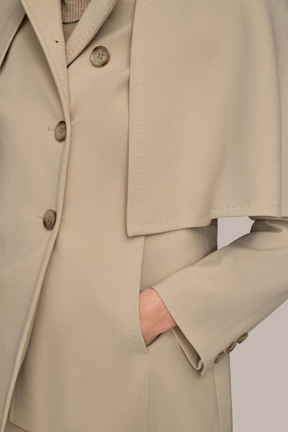 Donna Karan WATER REPELLENT CREPE CAPELET
