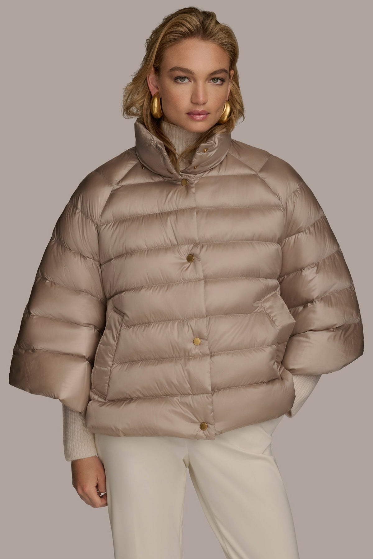 Donna Karan PUFFER CAPE