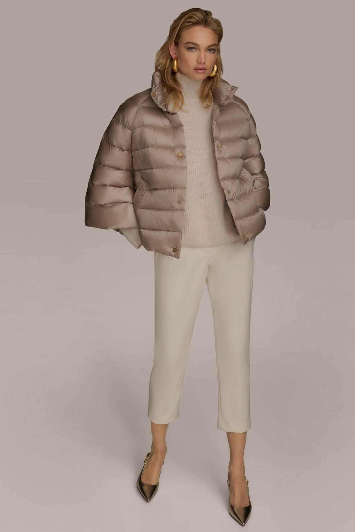 Donna Karan PUFFER CAPE