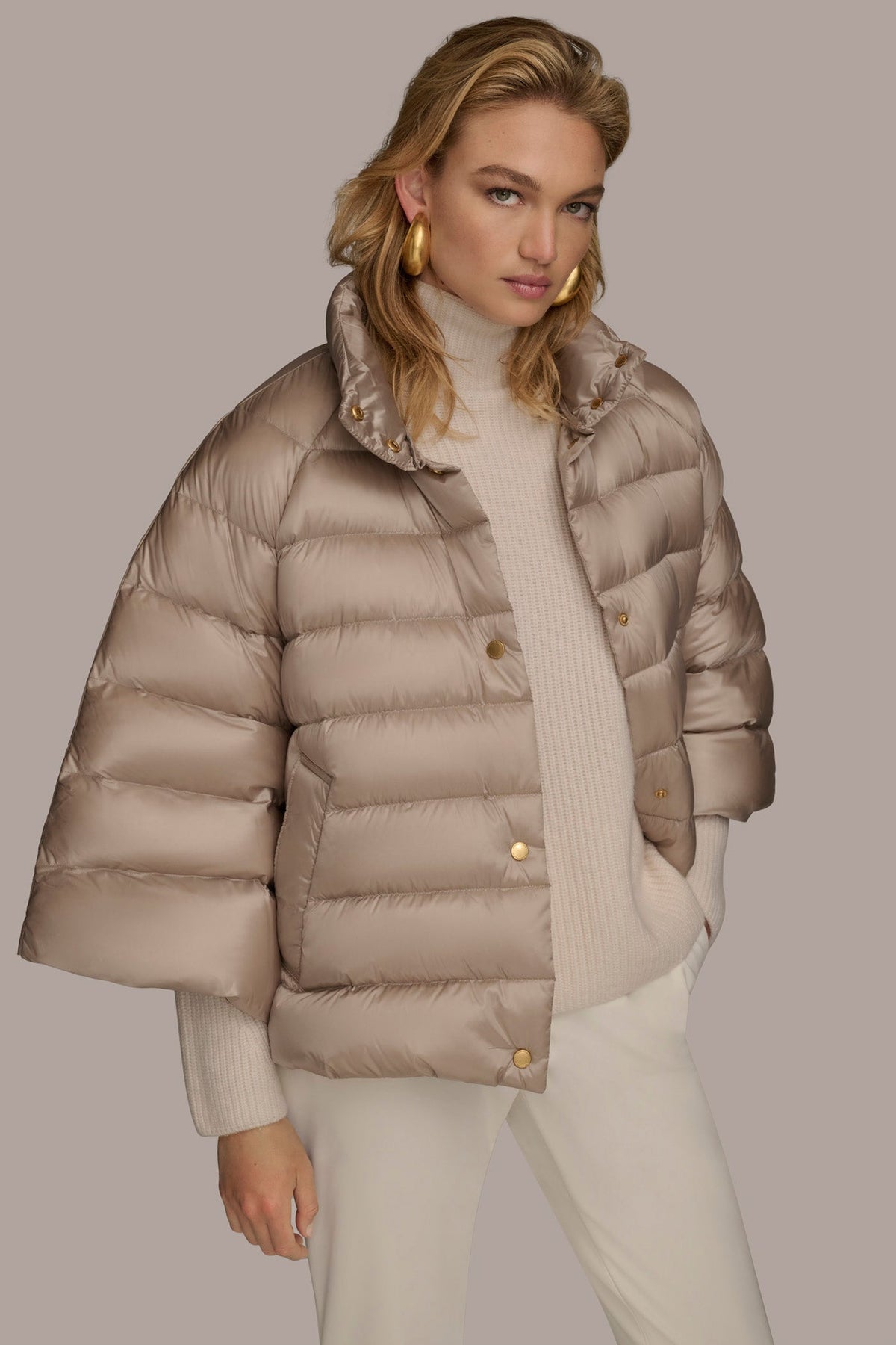 Donna Karan PUFFER CAPE