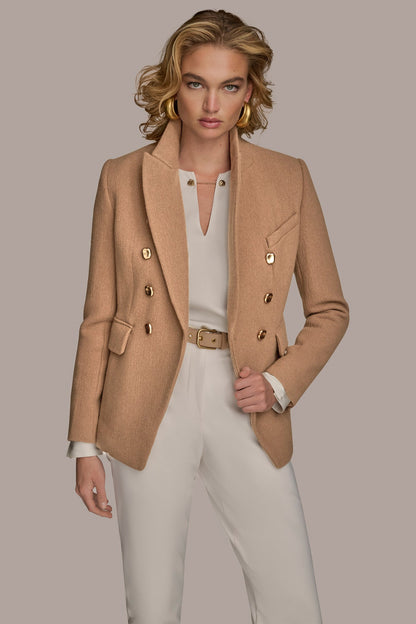 Donna Karan WOOL BLAZER JACKET