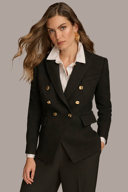 Donna Karan WOOL BLAZER JACKET