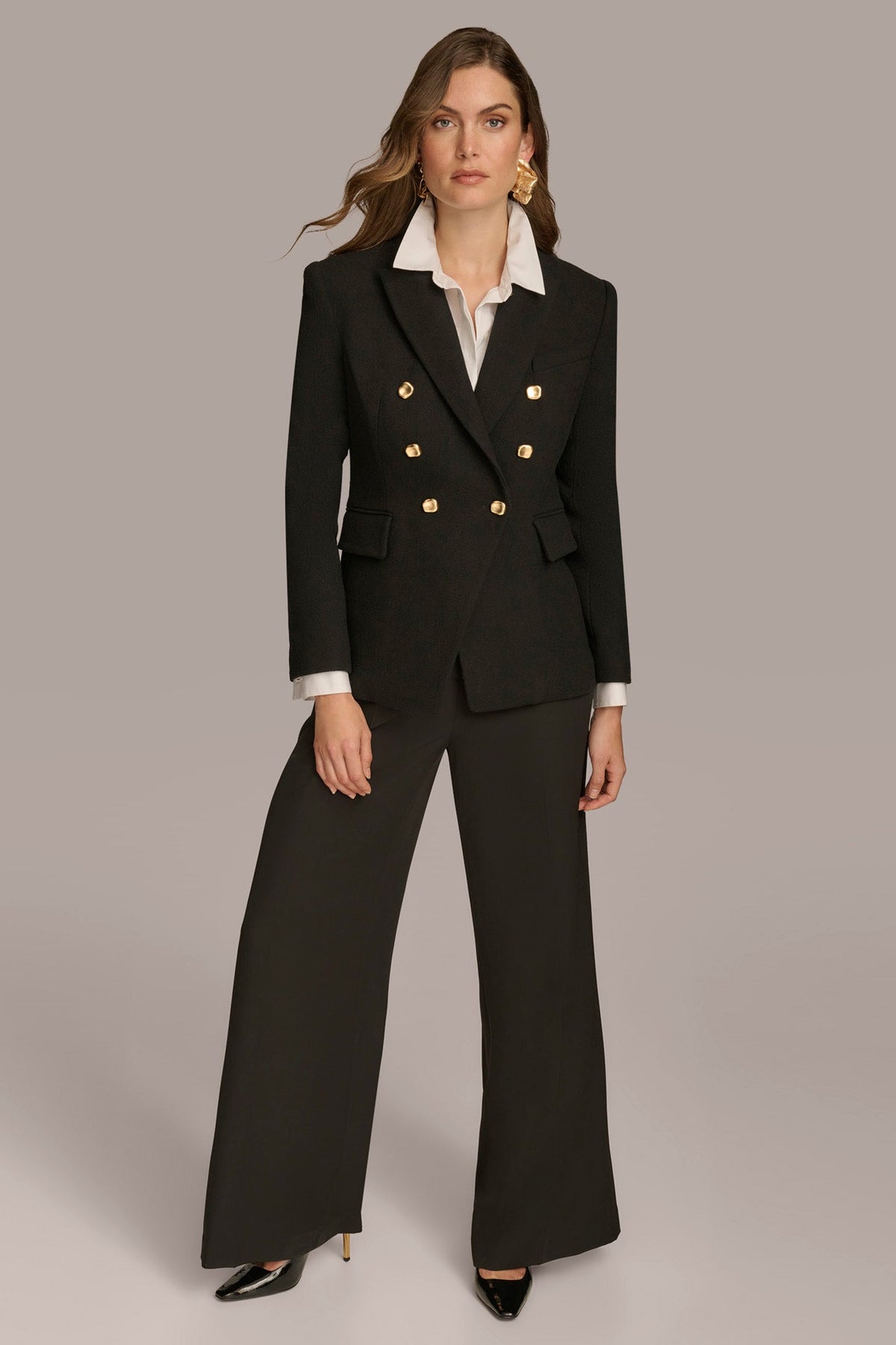 Donna Karan WOOL BLAZER JACKET