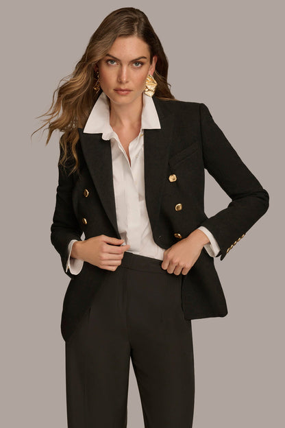 Donna Karan WOOL BLAZER JACKET