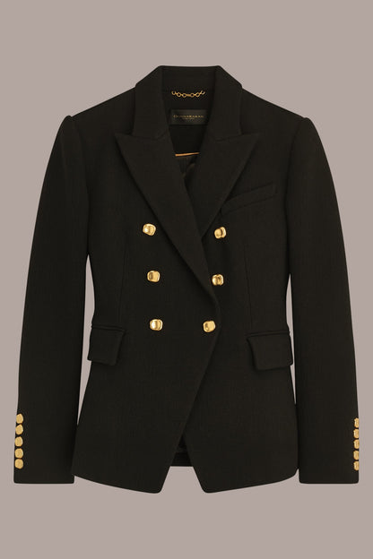 Donna Karan WOOL BLAZER JACKET