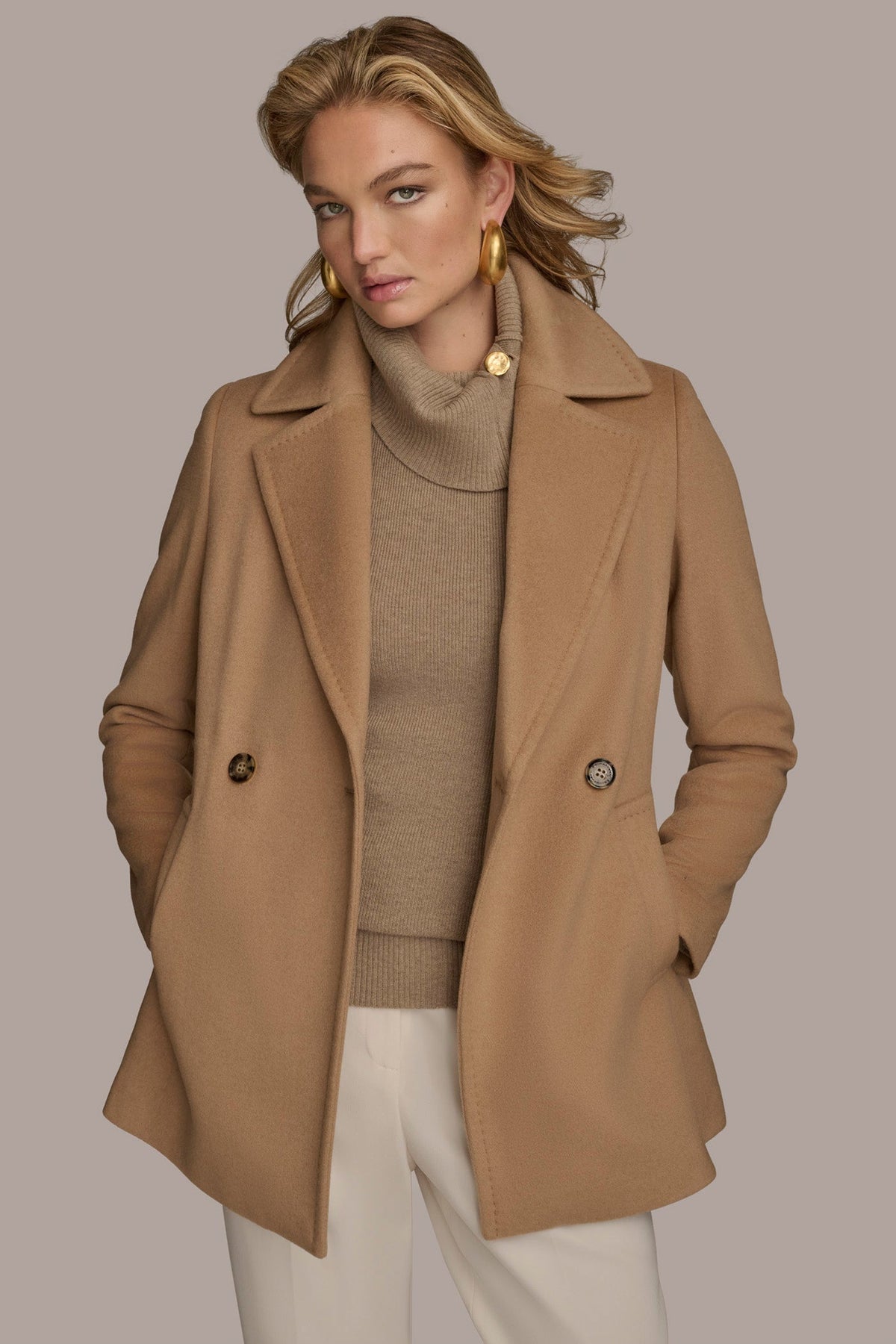 Donna Karan WOOL PEACOAT