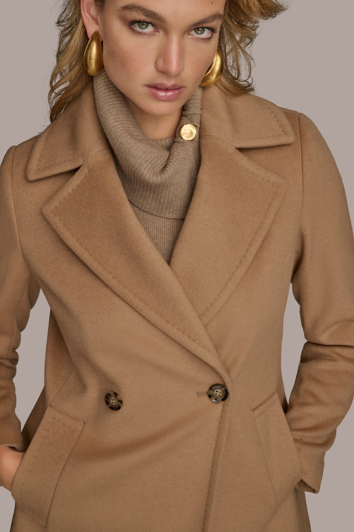 Donna Karan WOOL PEACOAT