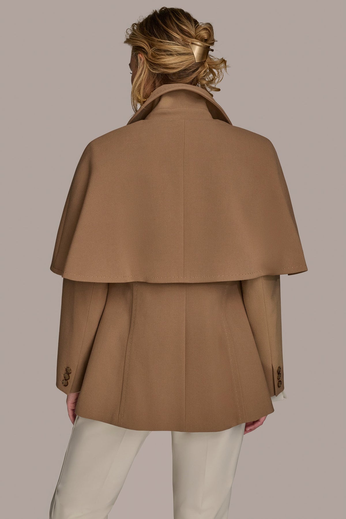 Donna Karan WATER REPELLENT CREPE CAPELET