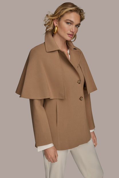 Donna Karan WATER REPELLENT CREPE CAPELET