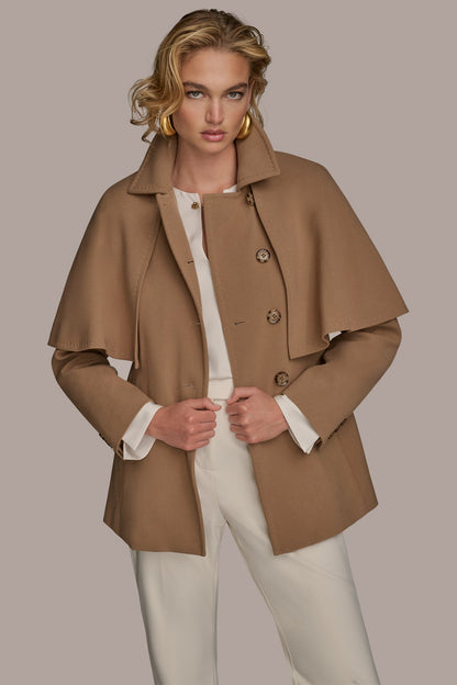 Donna Karan WATER REPELLENT CREPE CAPELET