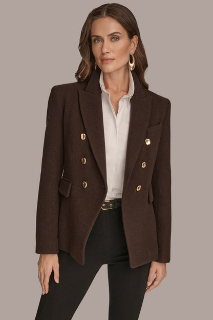 Donna Karan WOOL BLAZER JACKET