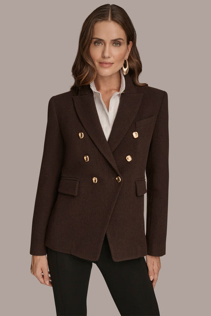 Donna Karan WOOL BLAZER JACKET