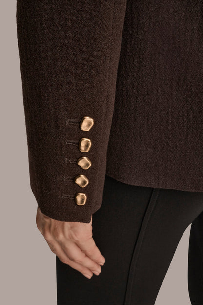 Donna Karan WOOL BLAZER JACKET