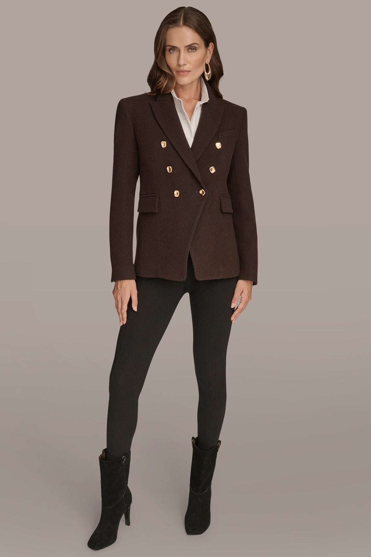 Donna Karan WOOL BLAZER JACKET