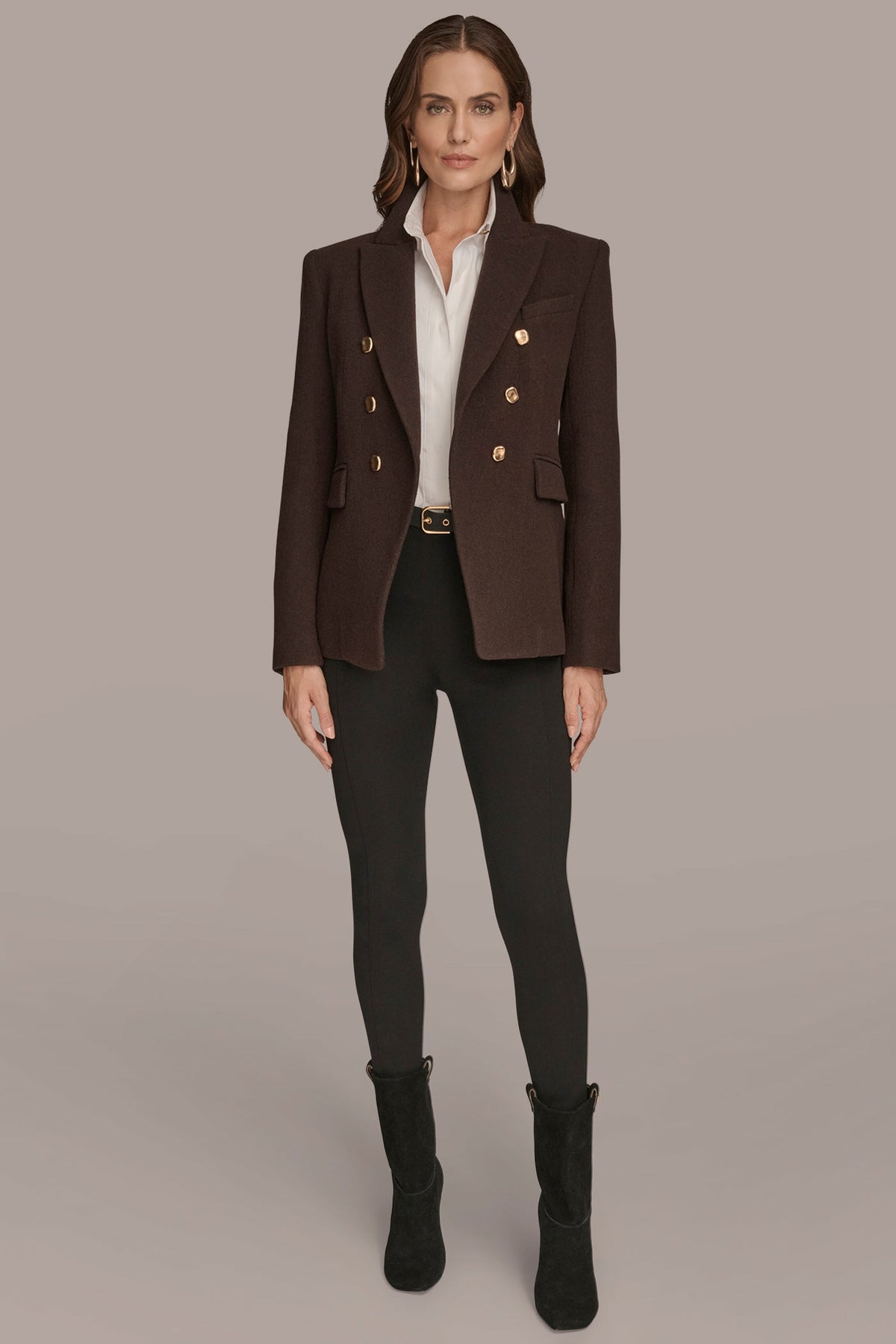 Donna Karan WOOL BLAZER JACKET