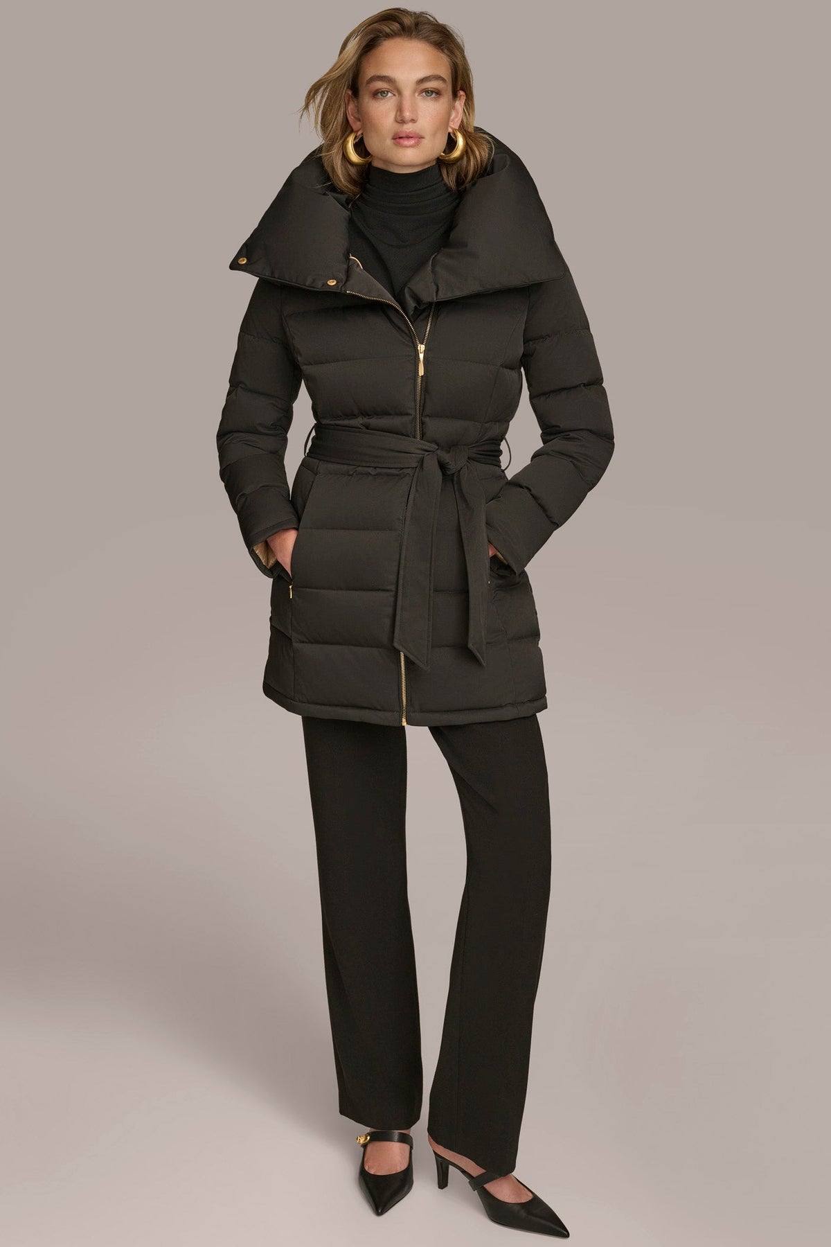 Donna Karan MIDI PUFFER