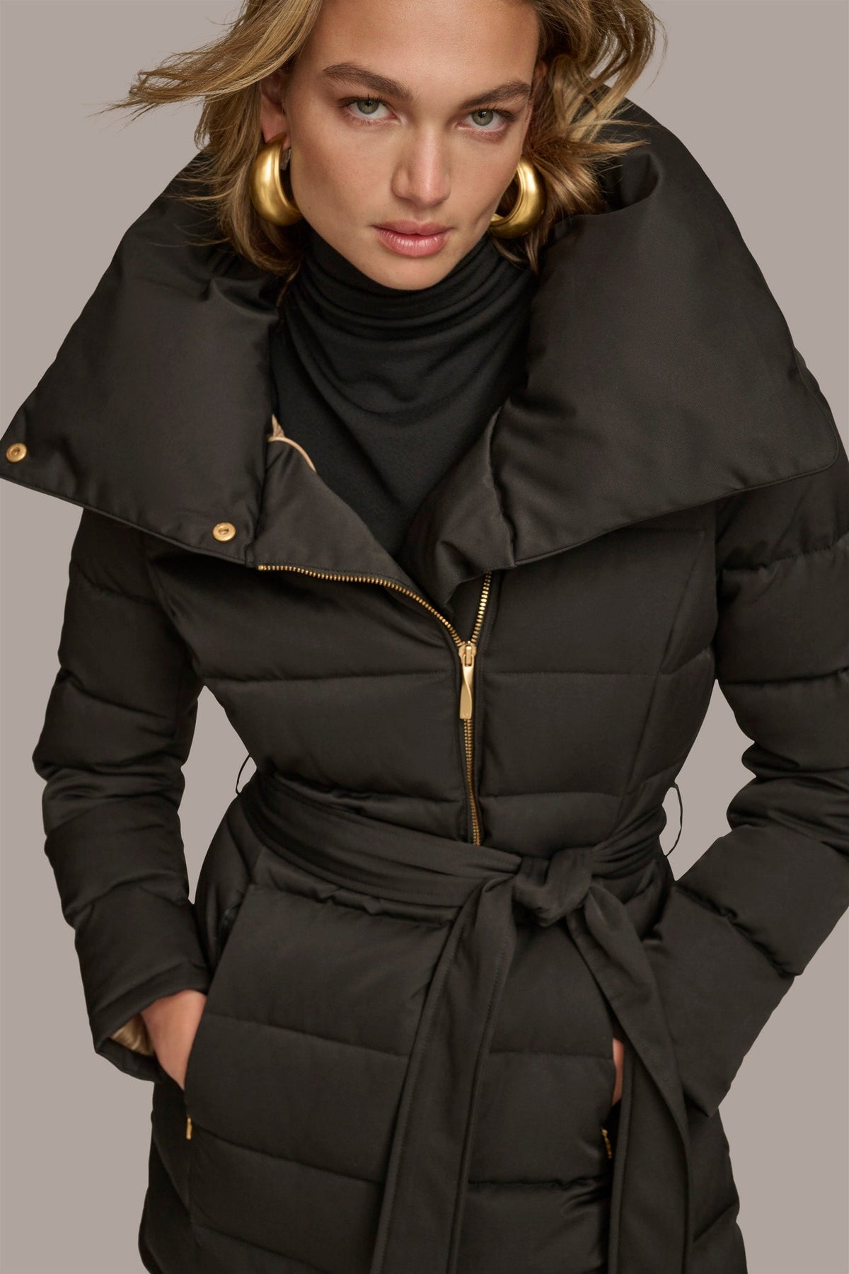 Donna Karan MIDI PUFFER