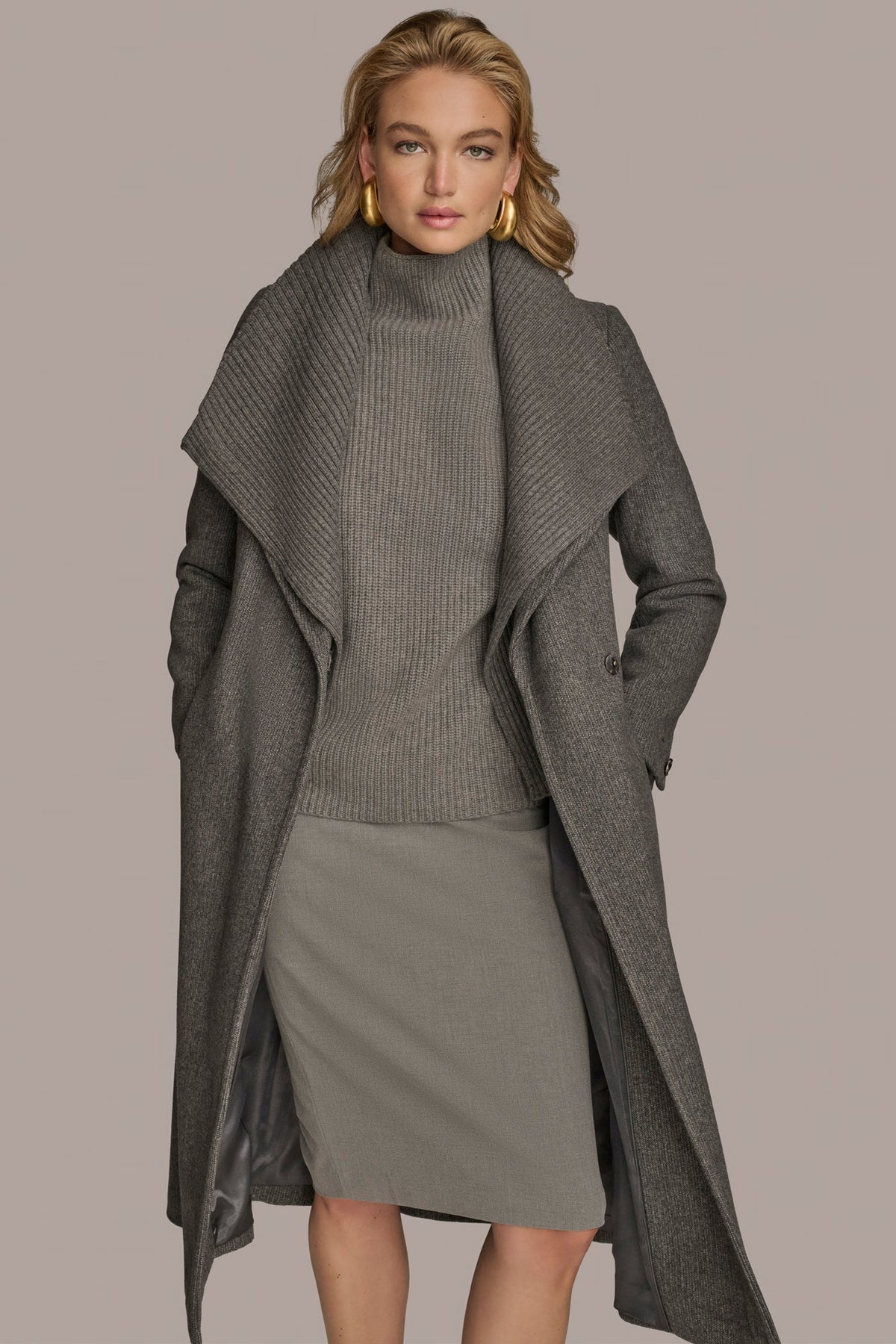 Donna Karan WOOL COAT