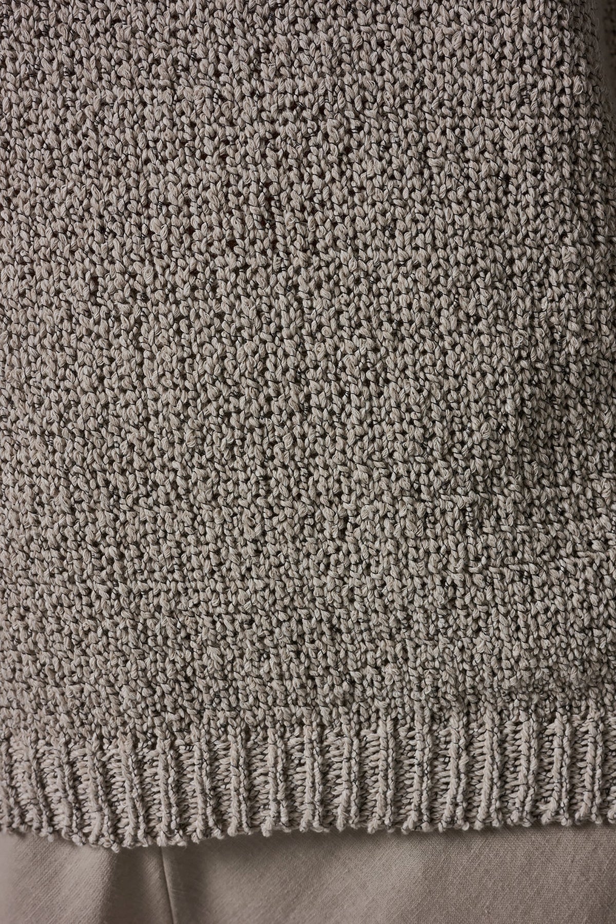 Donna Karan SHORT SLEEVE MÉLANGE EASY SWEATER