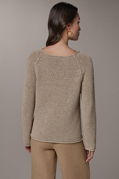 Donna Karan LONG SLEEVE EASY SWEATER