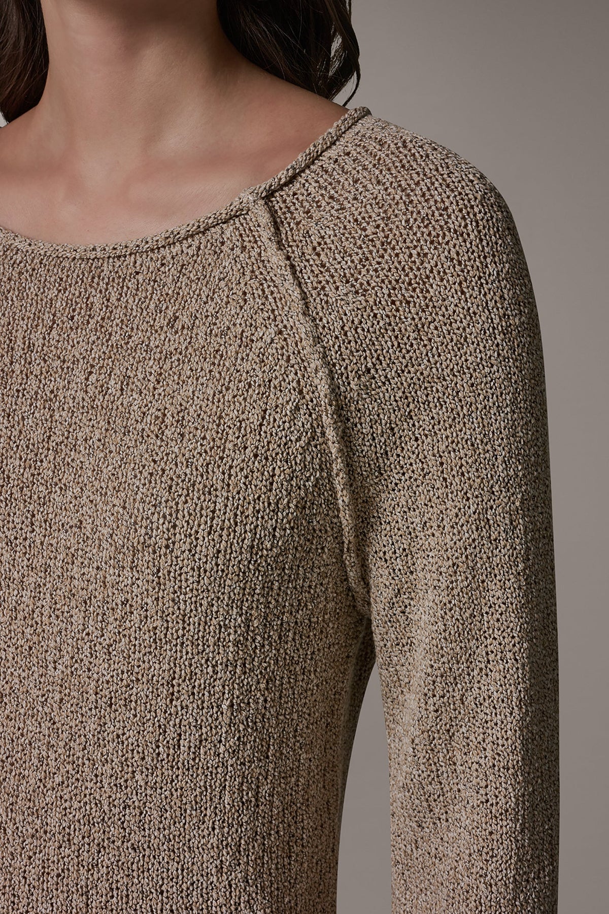 Donna Karan LONG SLEEVE EASY SWEATER