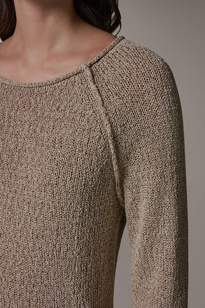 Donna Karan LONG SLEEVE EASY SWEATER