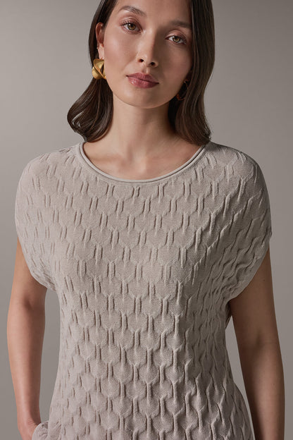 Donna Karan CAP SLEEVE SWEATER